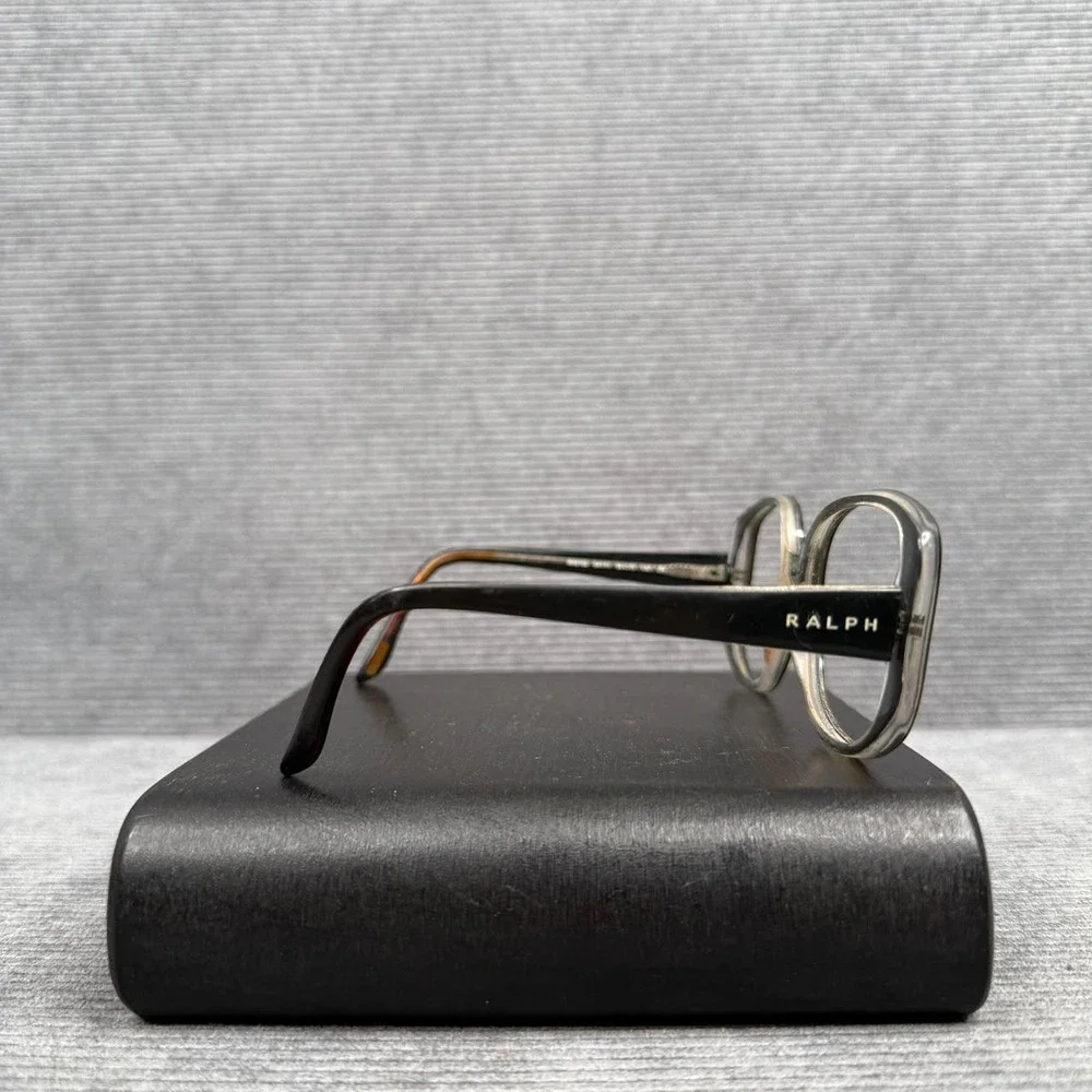 Ralph Lauren RA5102 Black Tortoise Rectangular Y2k Eyeglasses Frames 56-15-130